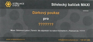 MAXI střelecký balíček